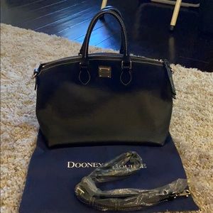 Dooney and Bourke pebbled leather Black